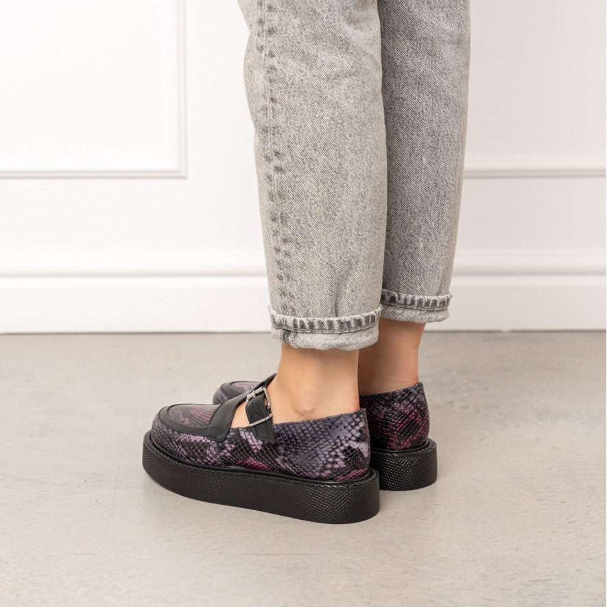     Pantofi - Celine - Purple Snake 